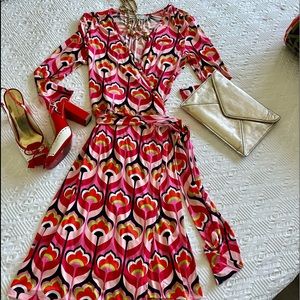 Lesley Evers Wrap Dress 🚨 size S